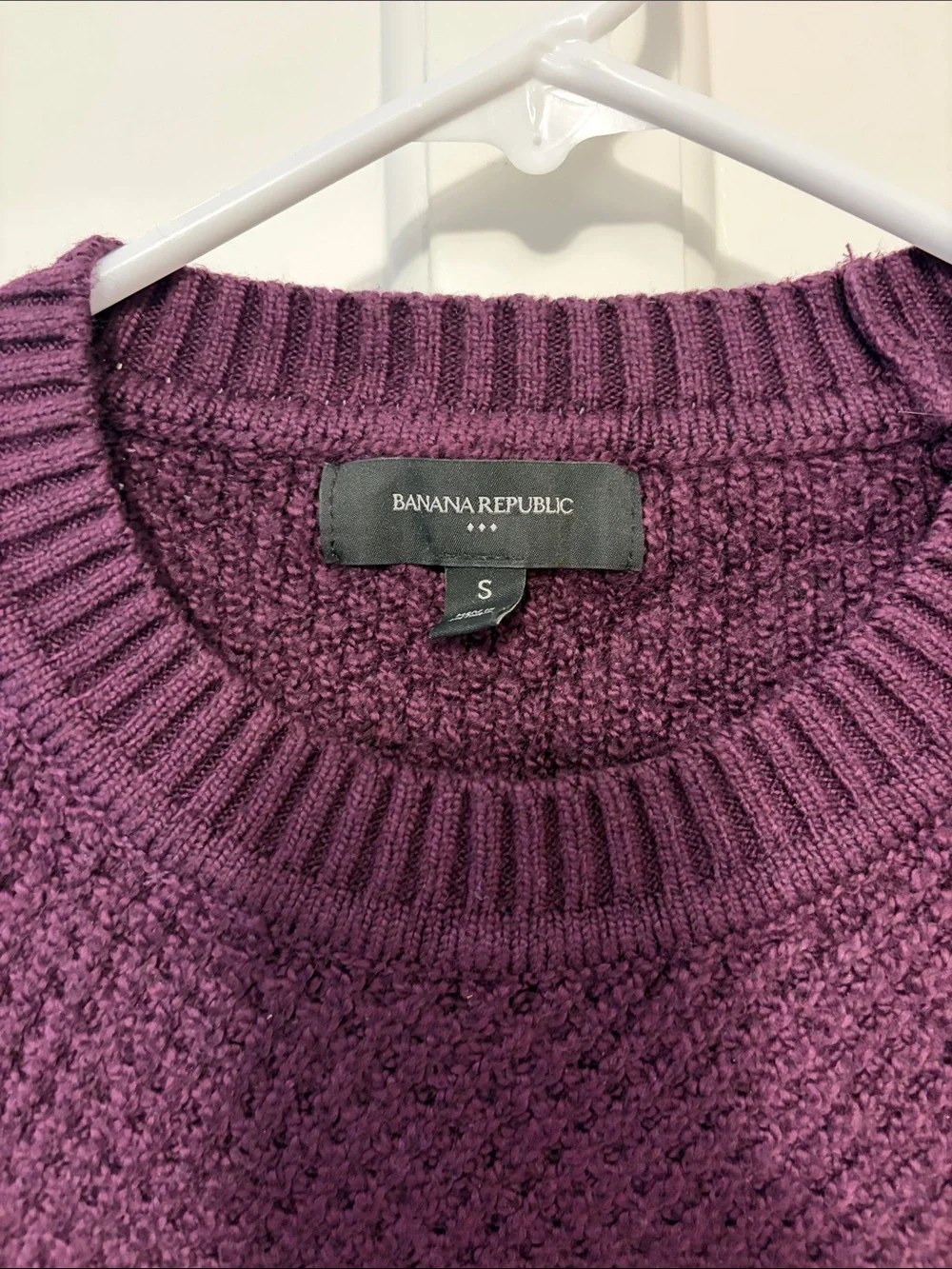 Banana Republic Plum Crewneck Sweater
